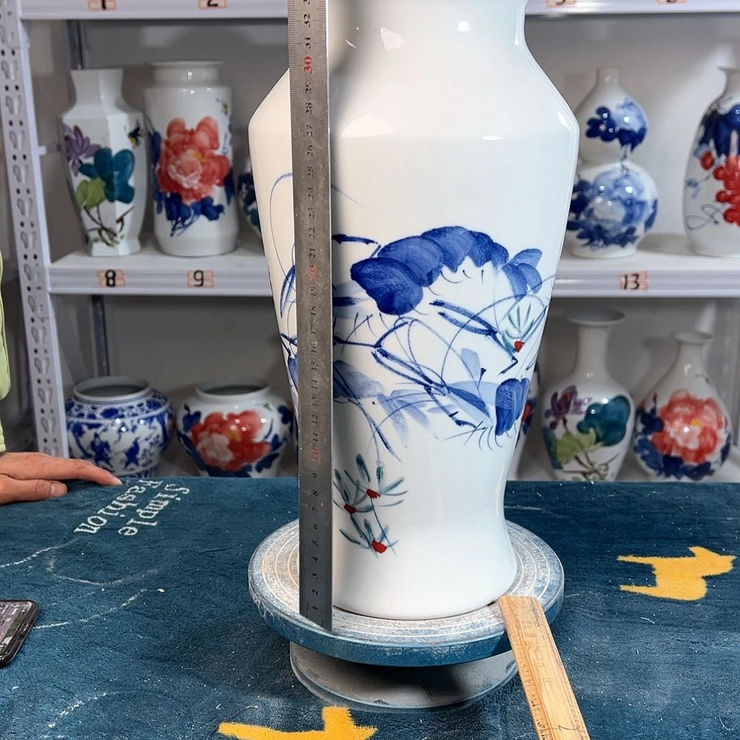 摆件景德镇陶瓷大鱼虾