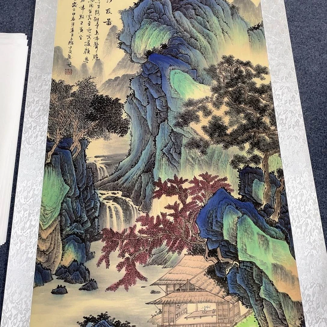 国画作品小姐姐放漏…