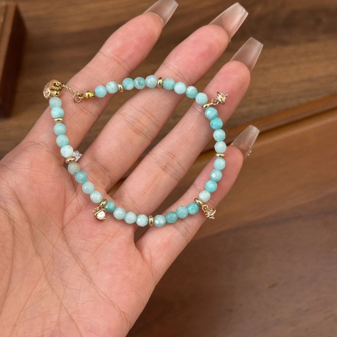 铜合金合成锆石手链 CC9871 手链 26CM抽拉调节