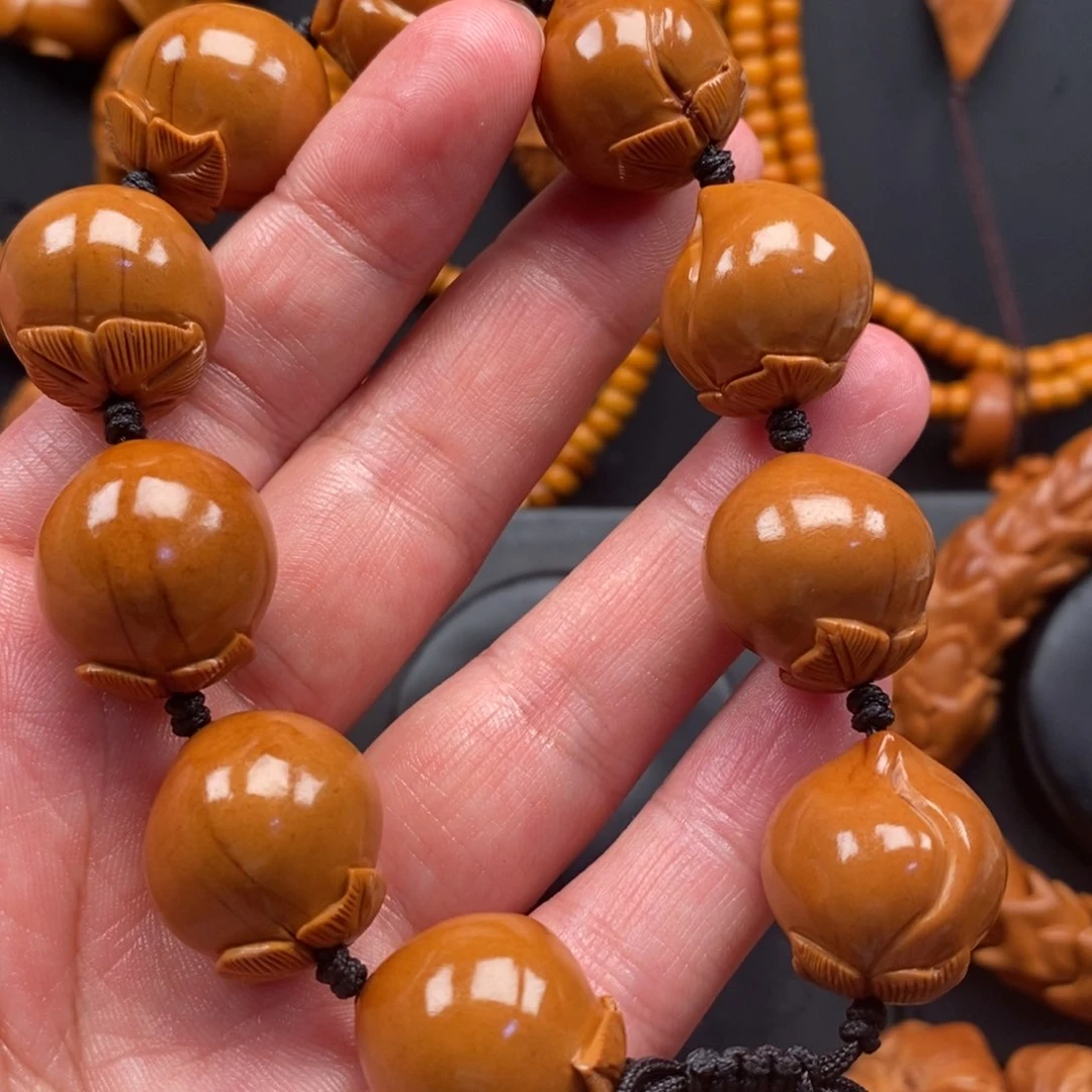 橄榄核手串/手链寿桃串