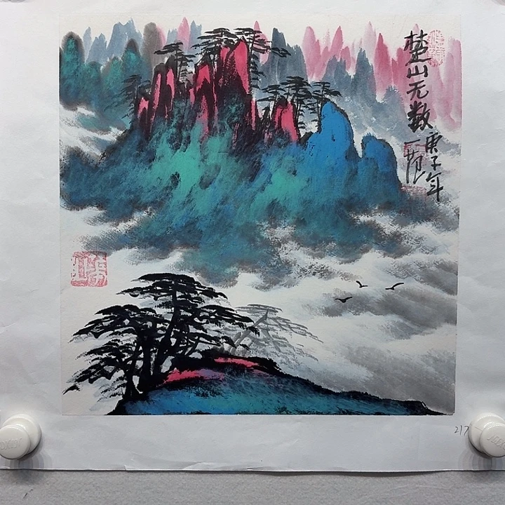 国画姜国华国画作品