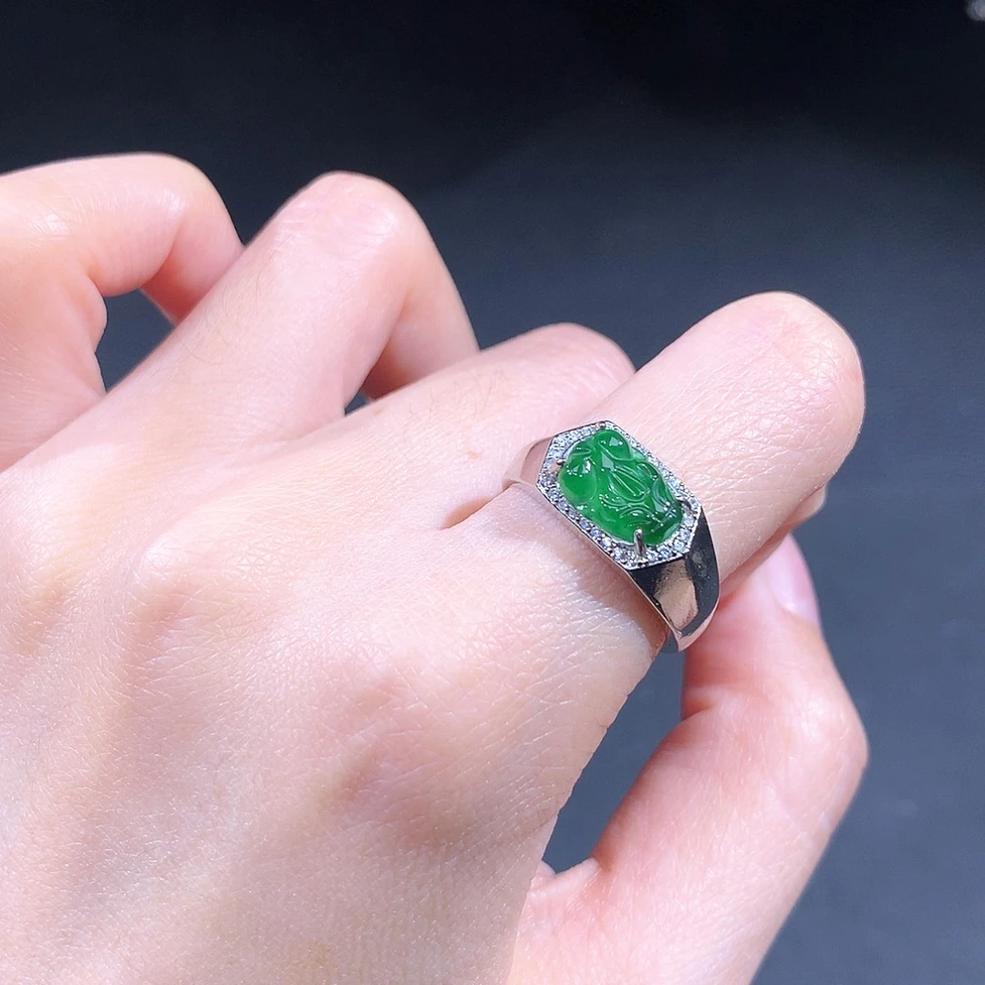 未镶嵌戒指翡翠翡翠