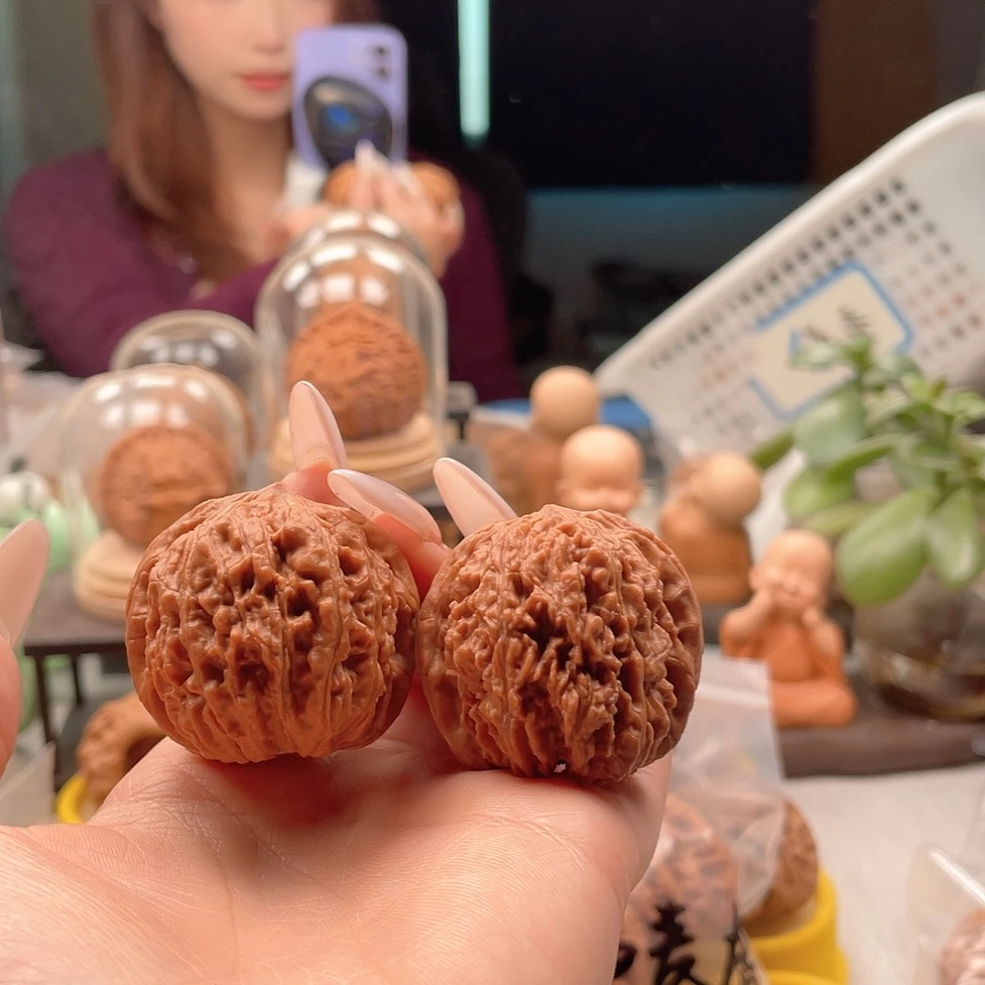 把件文玩核桃42全品137狮子头