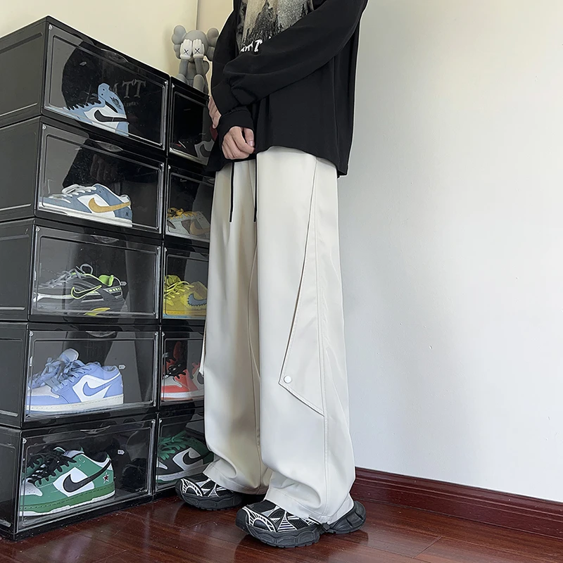 【老宋专属】UNDER ZONE  25AW潮流宽松情侣时尚休闲梭织长裤