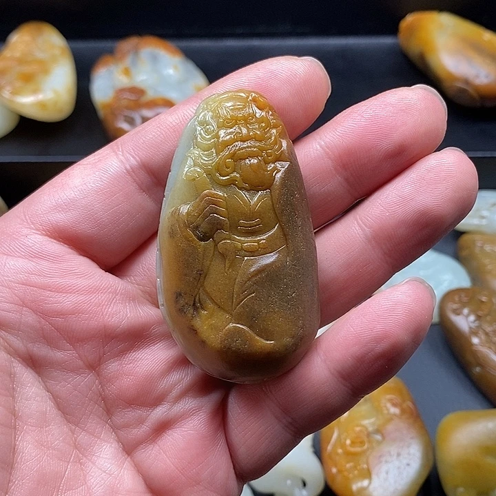 和田玉未镶嵌吊坠(不含链)