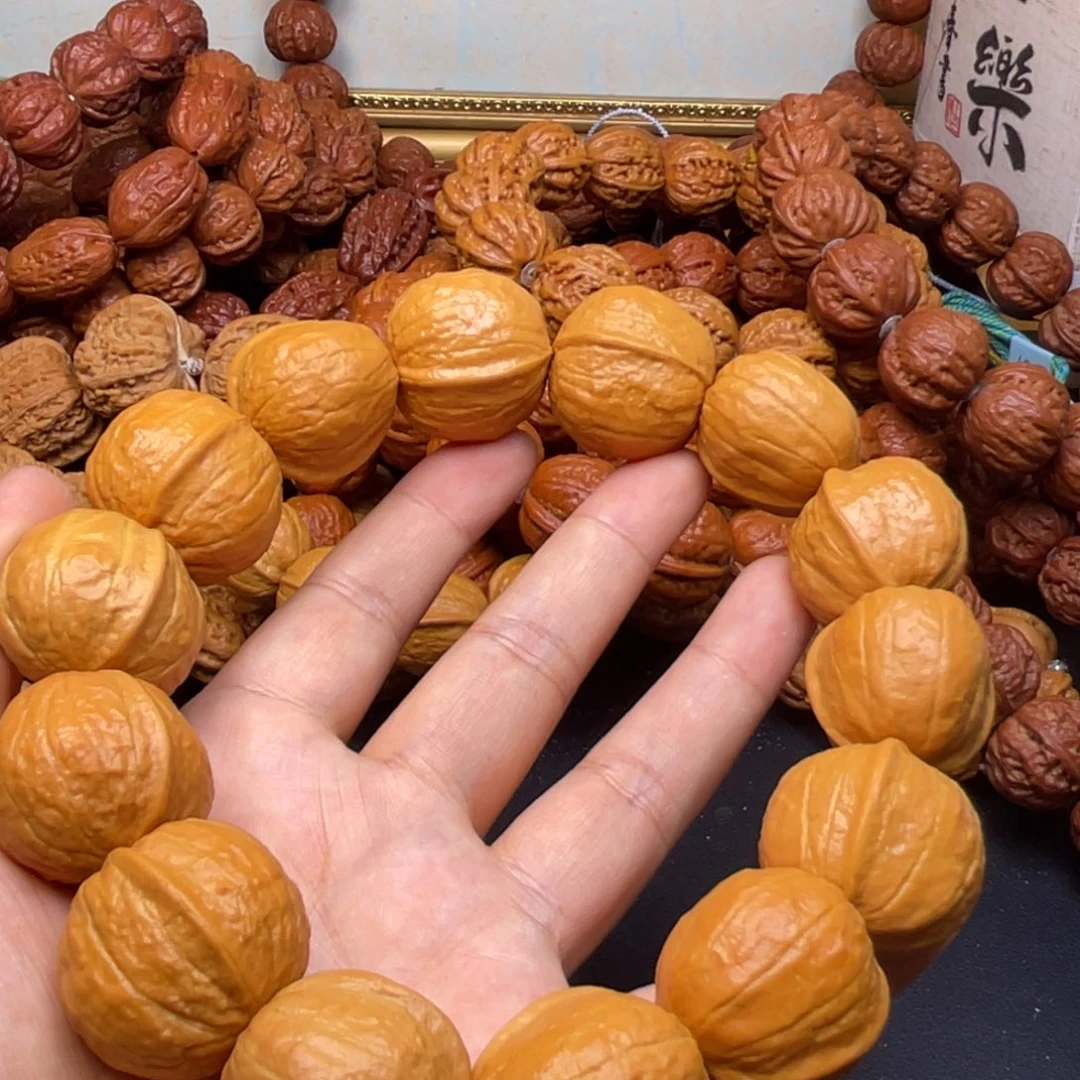 自***爱吊坠文玩核桃木鱼