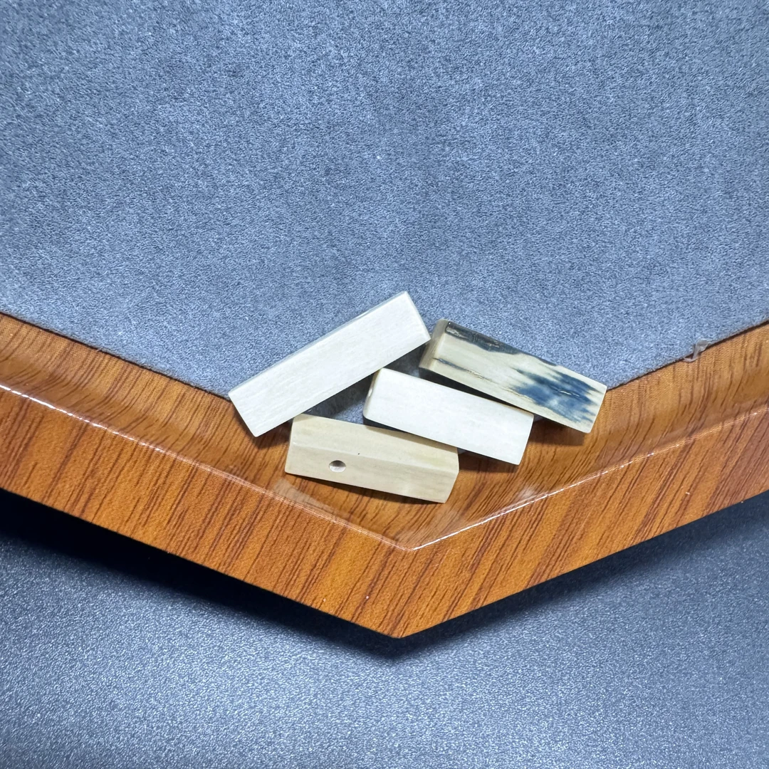 【多样性随机发货其一】QT0002天然猛犸牙精品 一字三通