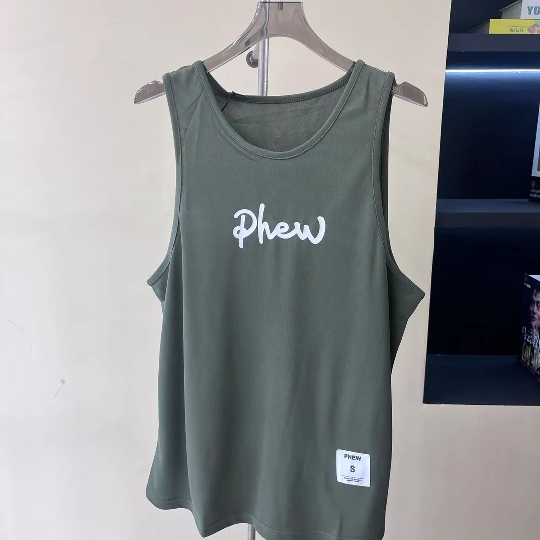 A104绿色青少年休闲运动速干背心