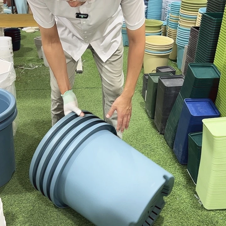 微瑕9号口46高40蓝色4只无托