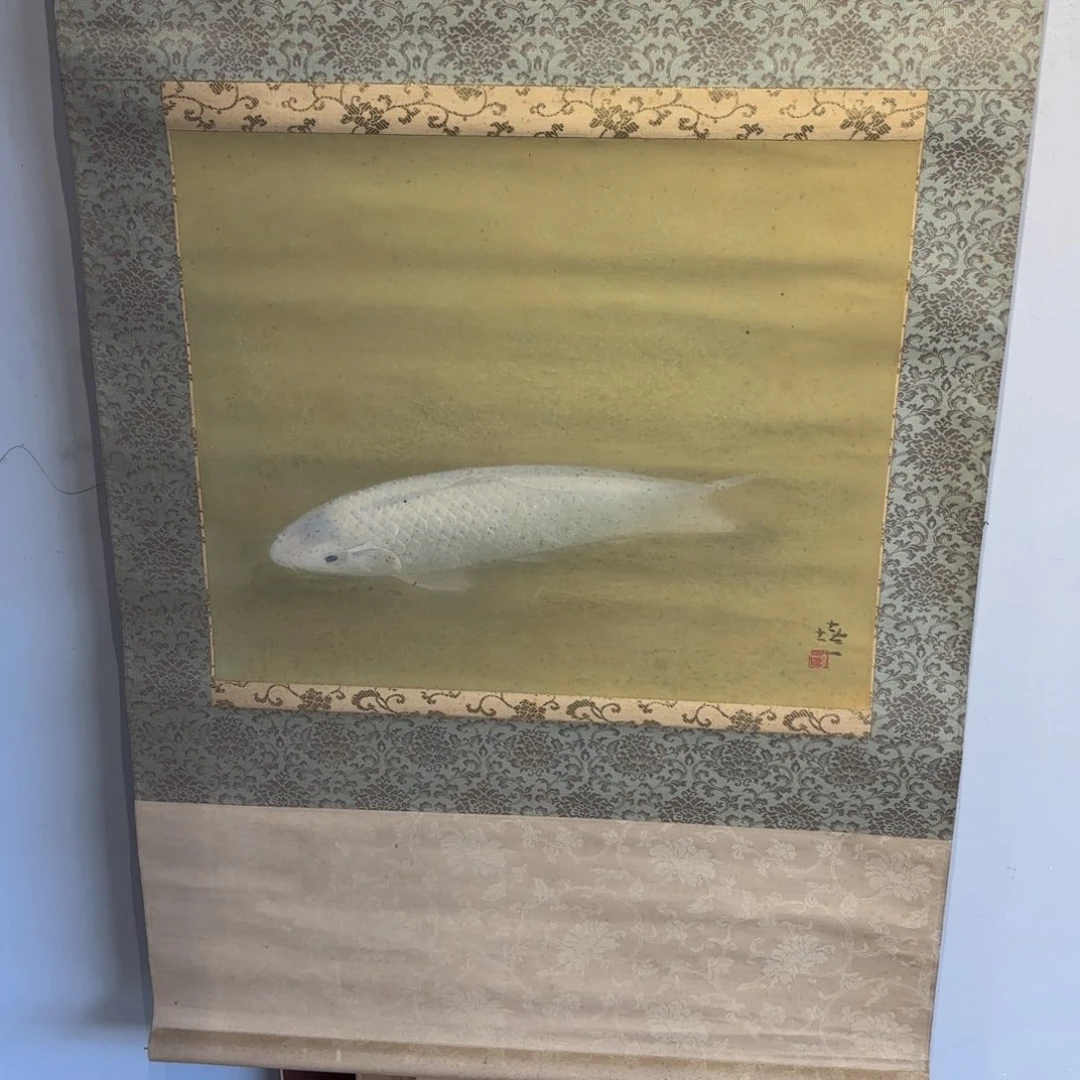 书法方*卷轴绢本绫裱70