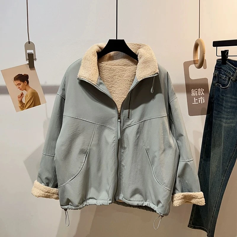 530加绒夹克外套翻领时尚休闲