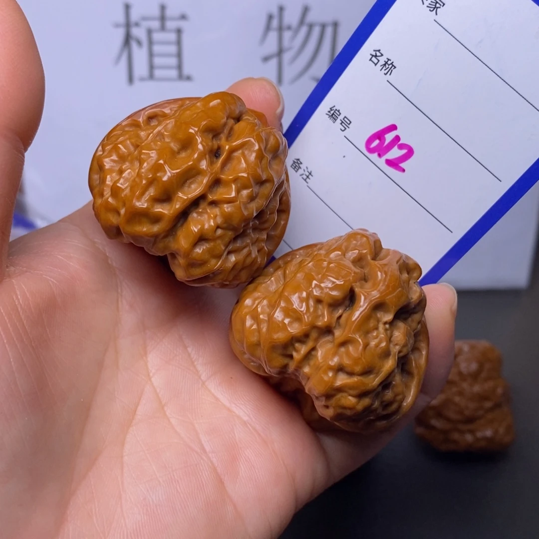 文玩核桃把件612/38.5蛤蟆头