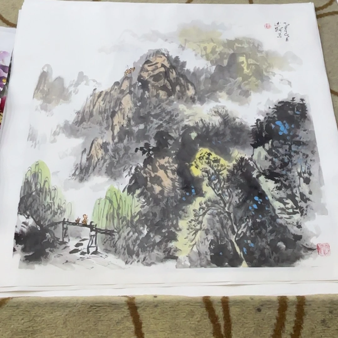 国画国画贾述轩老师作品刘