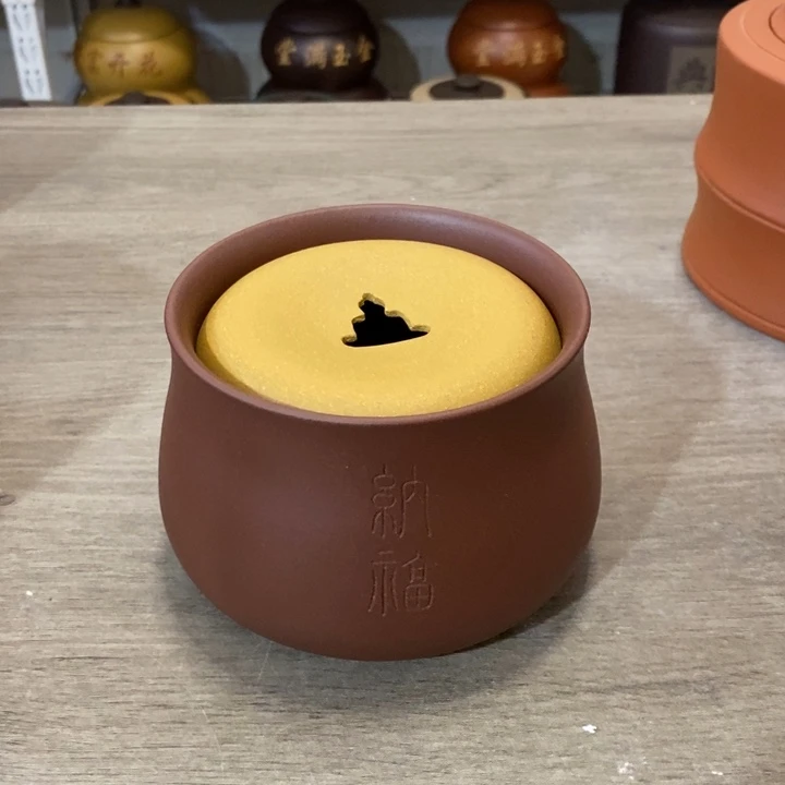 紫砂茶叶罐建水盘