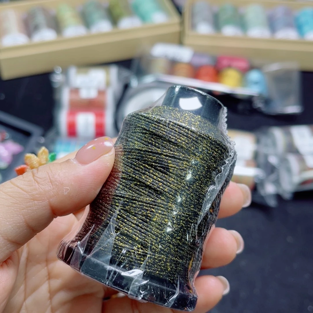 腈纶0.5洒金扁蜡夜墨点金