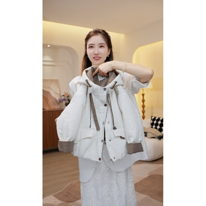 女童棉服冬装2025儿童冬季加厚棉袄小女孩夹棉外套3214-