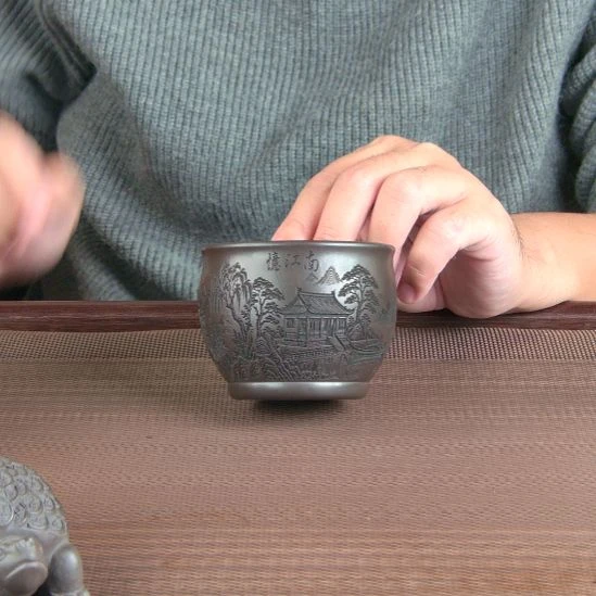 茶杯紫砂高档紫砂茶具套装