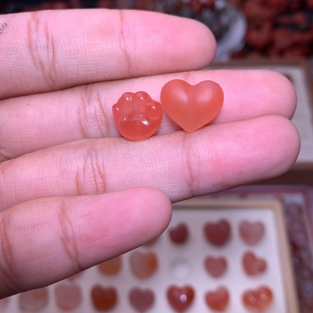 三****南红玛瑙未镶嵌珠宝半成品组合