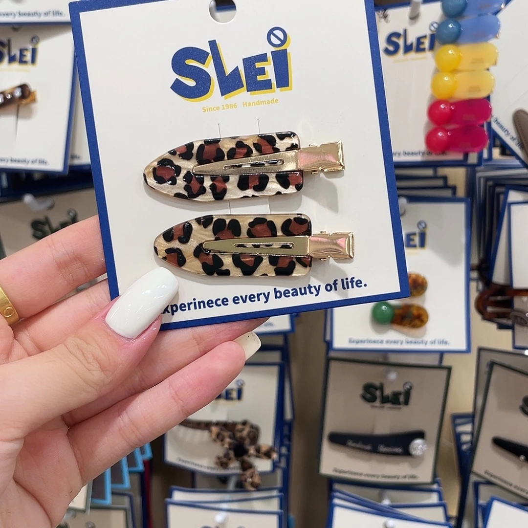 布艺非金属豹纹无痕