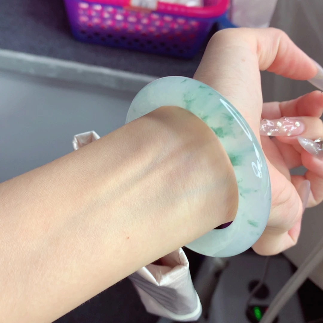 未镶嵌手镯翡翠9910皓腕凝霜版型在线飘花灵动