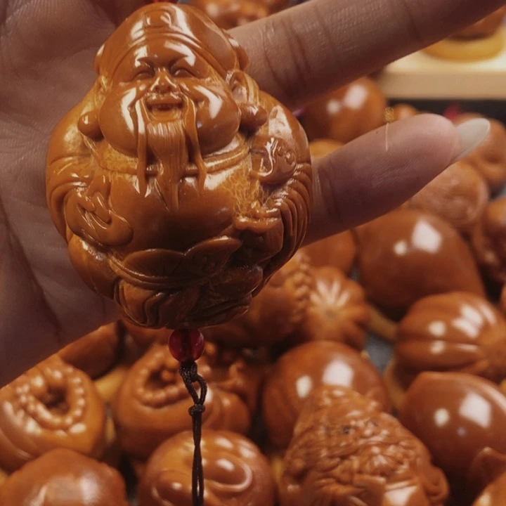 橄榄核手串/手链風****）财神
