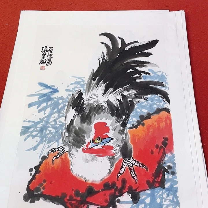 国画张圣敏先生纯手绘作品