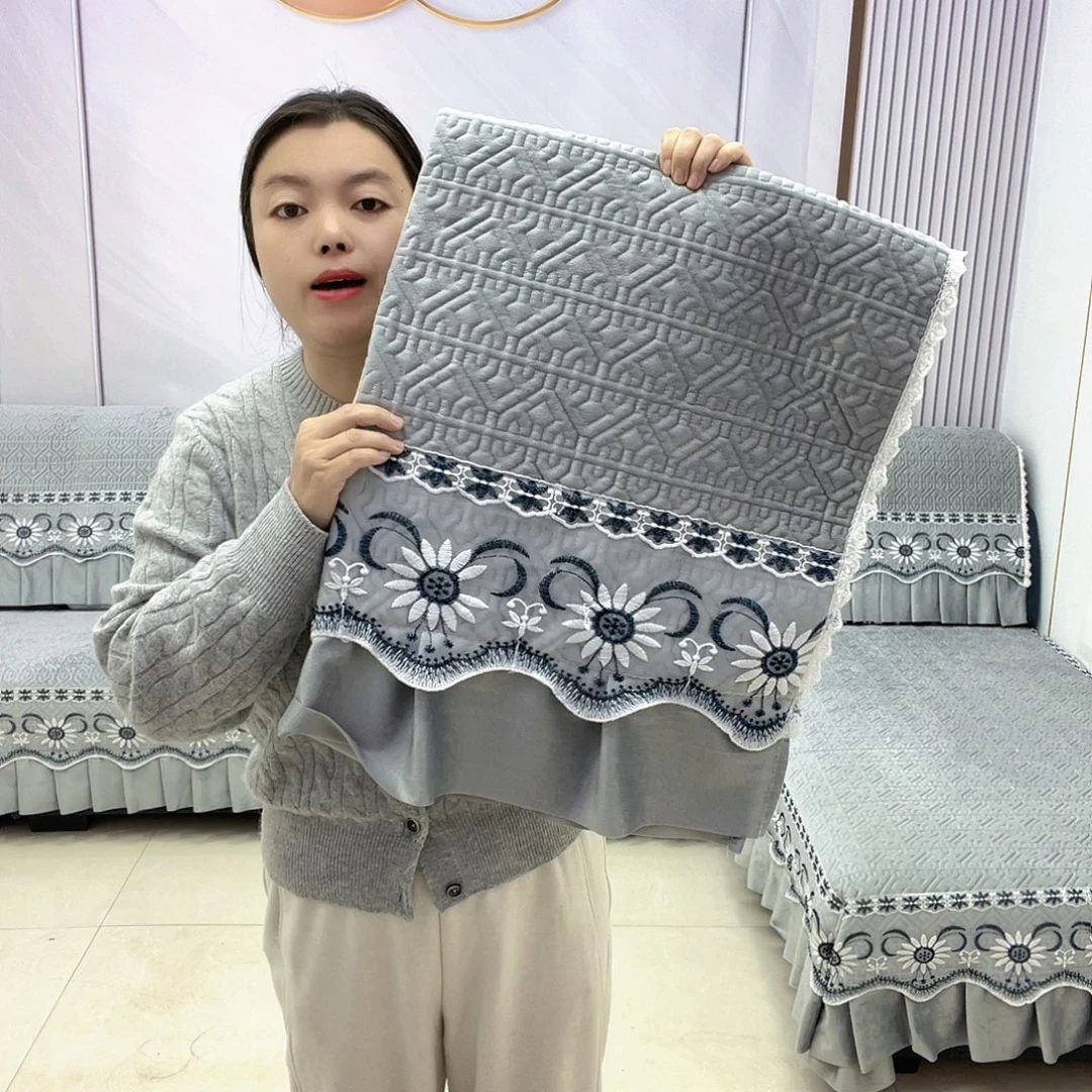 雪尼尔向阳灰色300一个