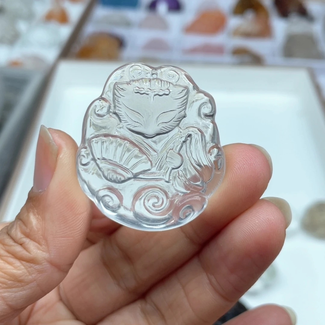 水晶吊坠(不含链)未镶嵌