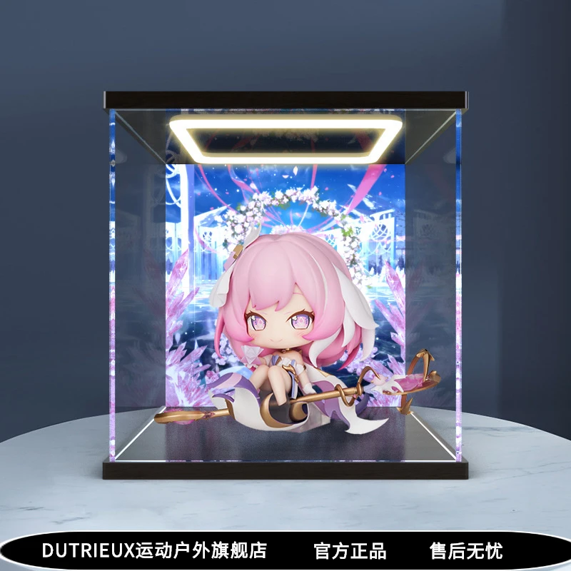 适用APEX-TOYS 崩坏3 爱莉希雅 真我 人之律者手办灯光高清收纳盒