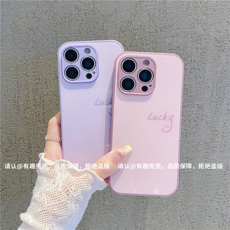 玻璃壳适用苹果16/iphone/华为荣耀/OPPO/VIVO/小米/手机壳爆款潮