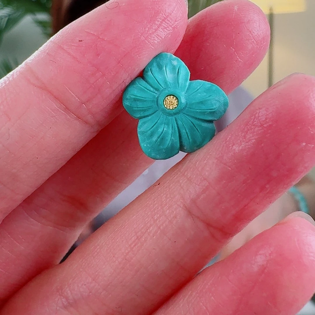 绿松石珠宝奇石未镶嵌