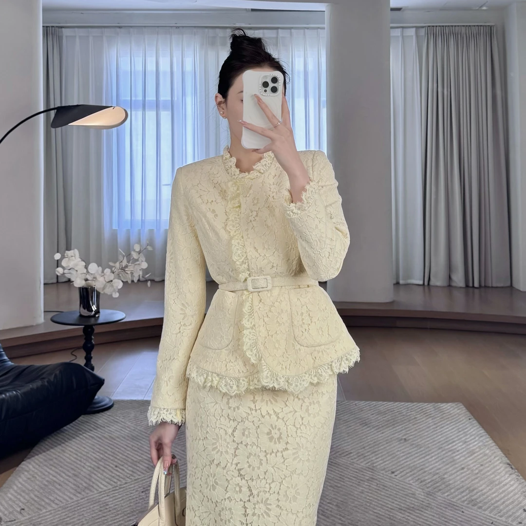 利祯新款【暮光之城】早秋气质蕾丝长袖上衣女 LZ1579