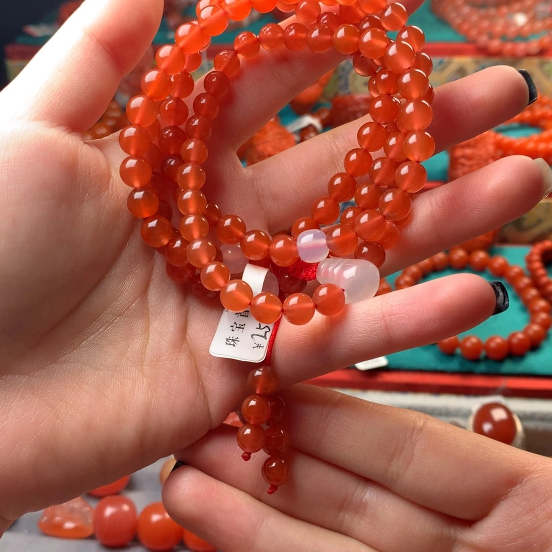 项链未镶嵌南红玛瑙