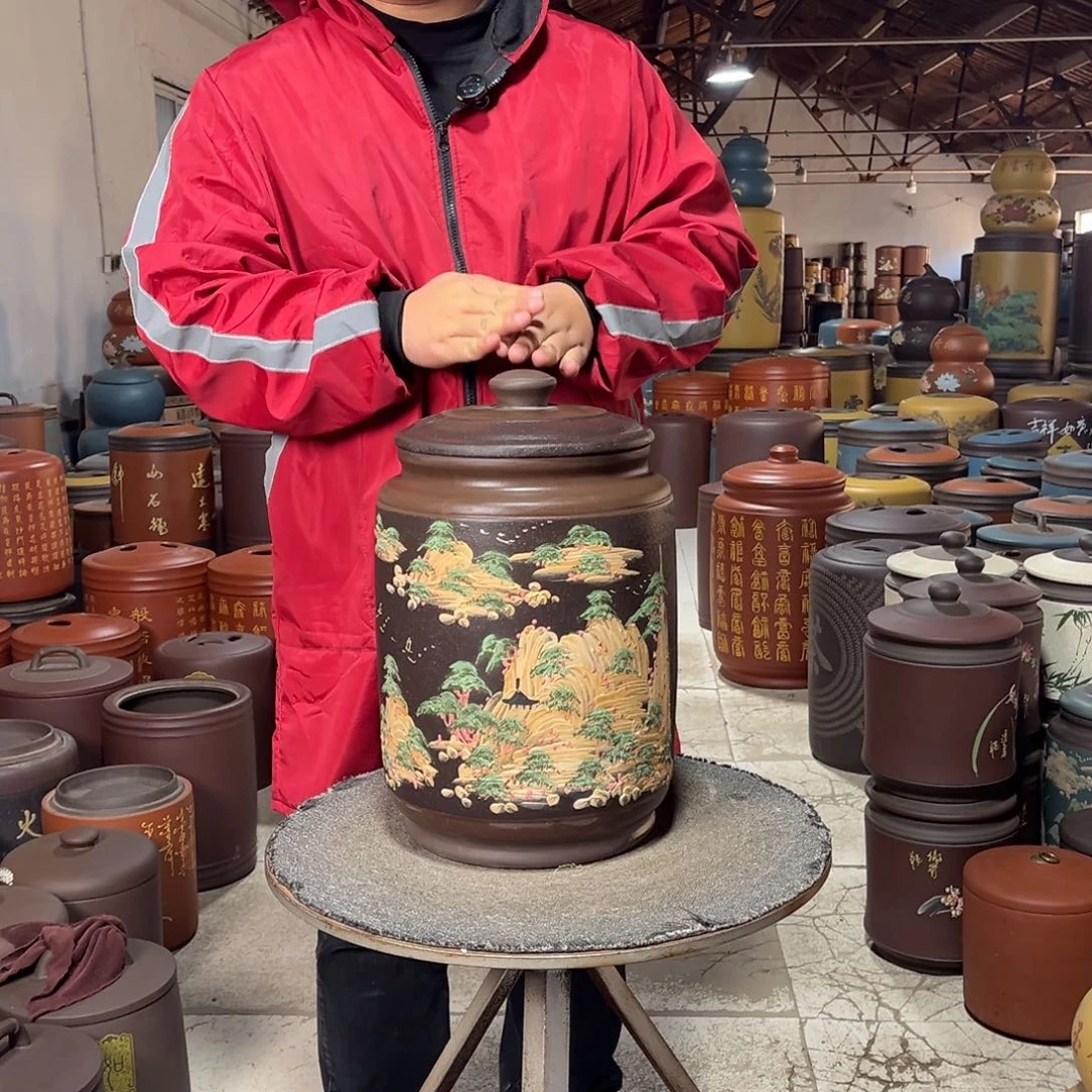 紫砂茶叶罐茶叶罐