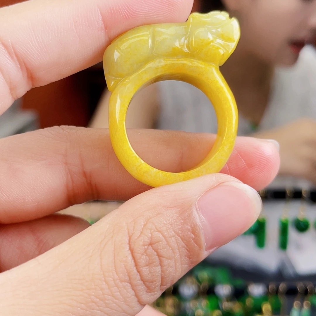 翡翠未镶嵌耳饰饰品