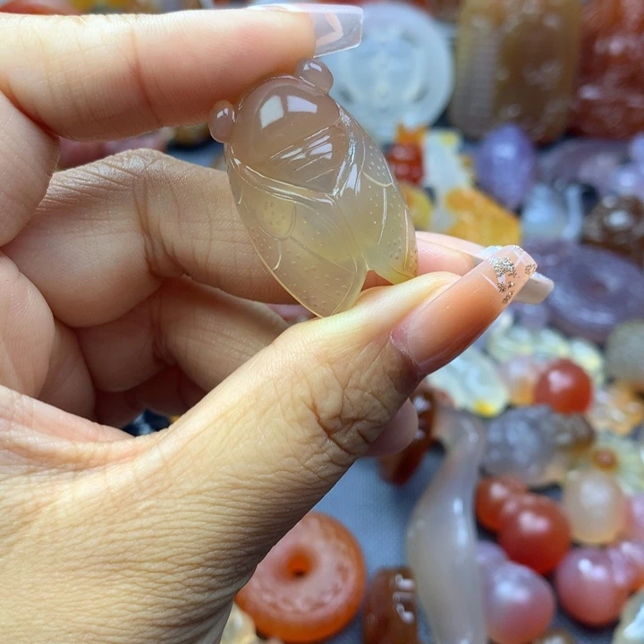 玛瑙/玉髓颈饰未镶嵌大*