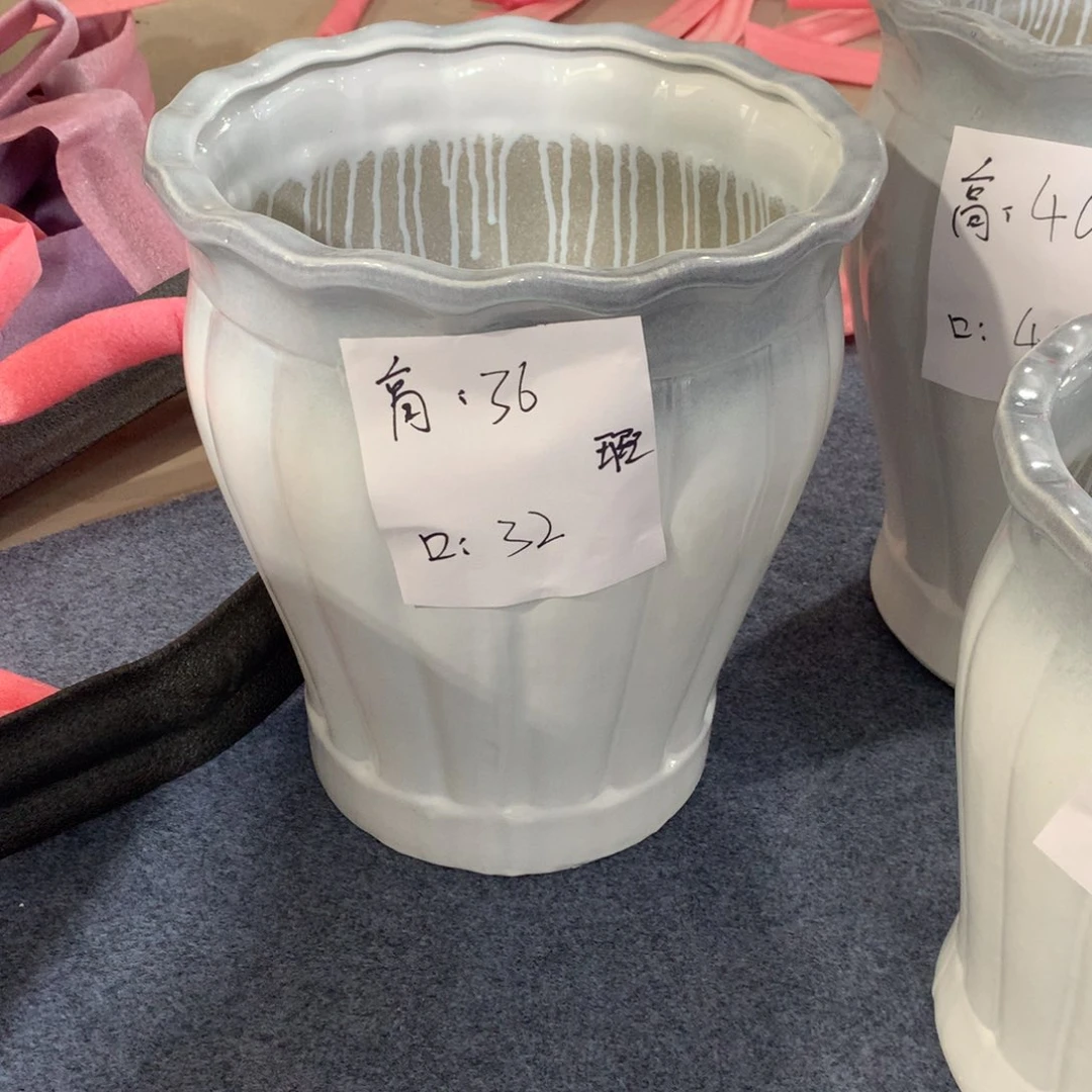高温陶瓷花盆微瑕