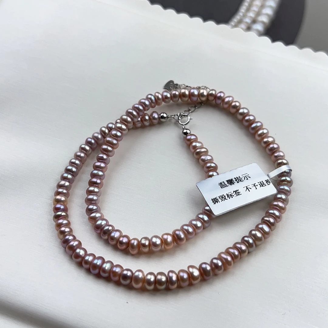 淡水珍珠合金颈饰