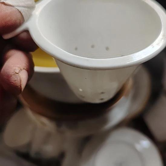 瓷茶漏，国营四厂库存，