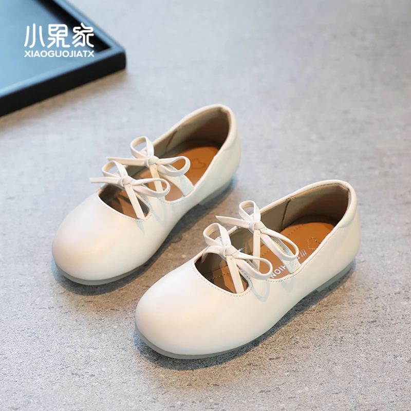 公主鞋女童皮鞋春秋儿童单鞋女软底豆豆鞋小女孩鞋子2025新款春季
