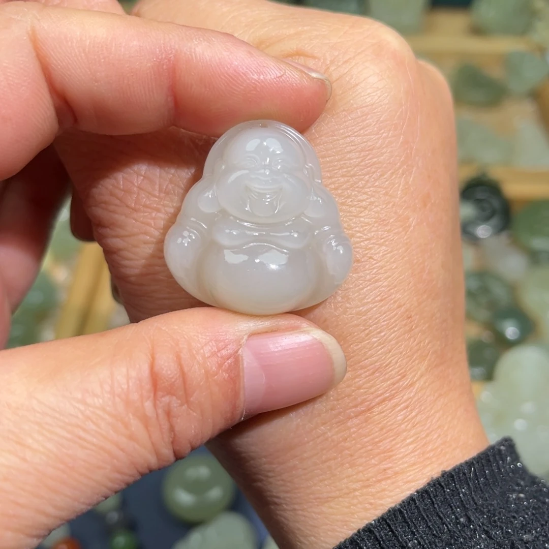 和田玉颈饰未镶嵌柠*馠