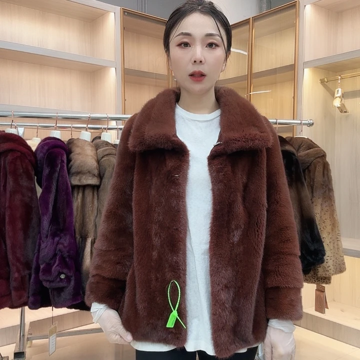 短款翻领焦糖色0881