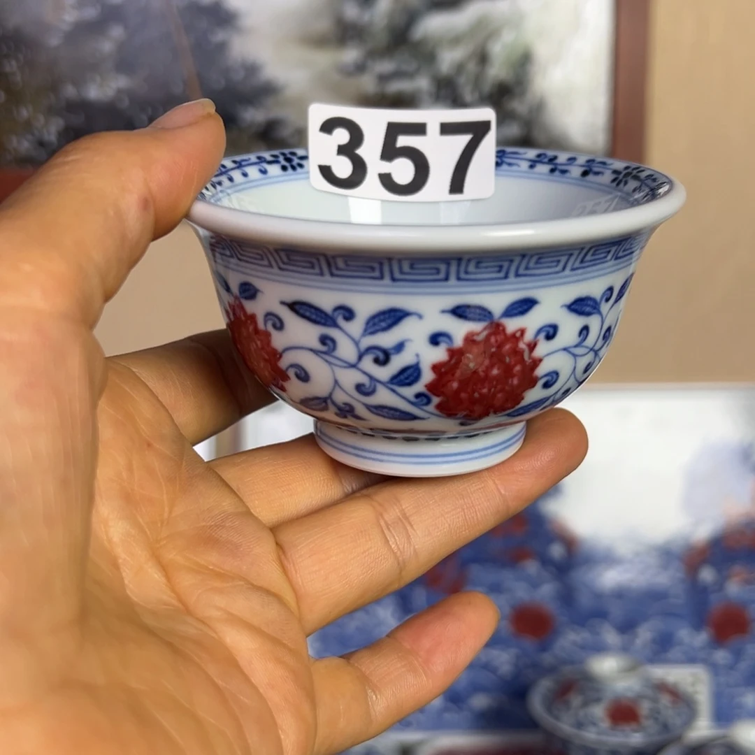 春***雷现代瓷青花釉里红工艺