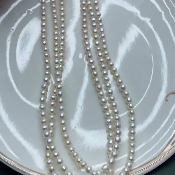 淡水珍珠项链合金