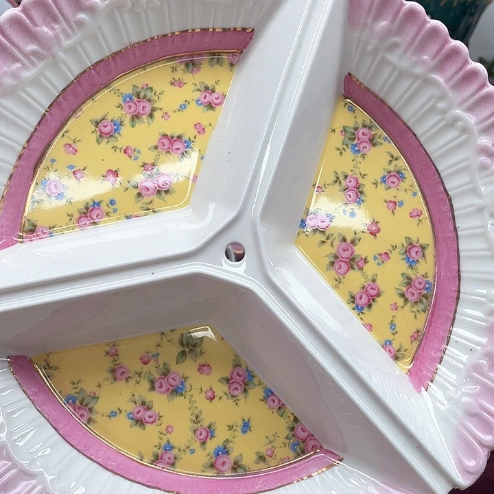 杯碟陶瓷摆件陶瓷