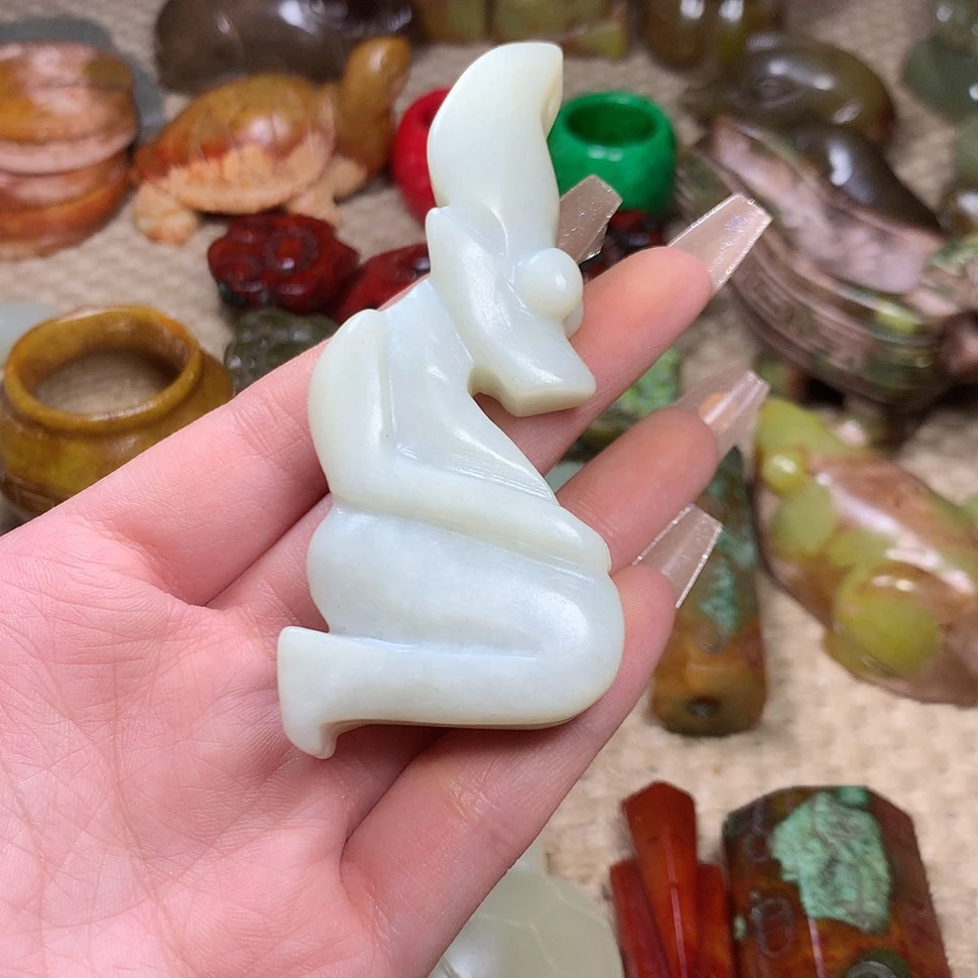 白玉菩提吊坠挂件