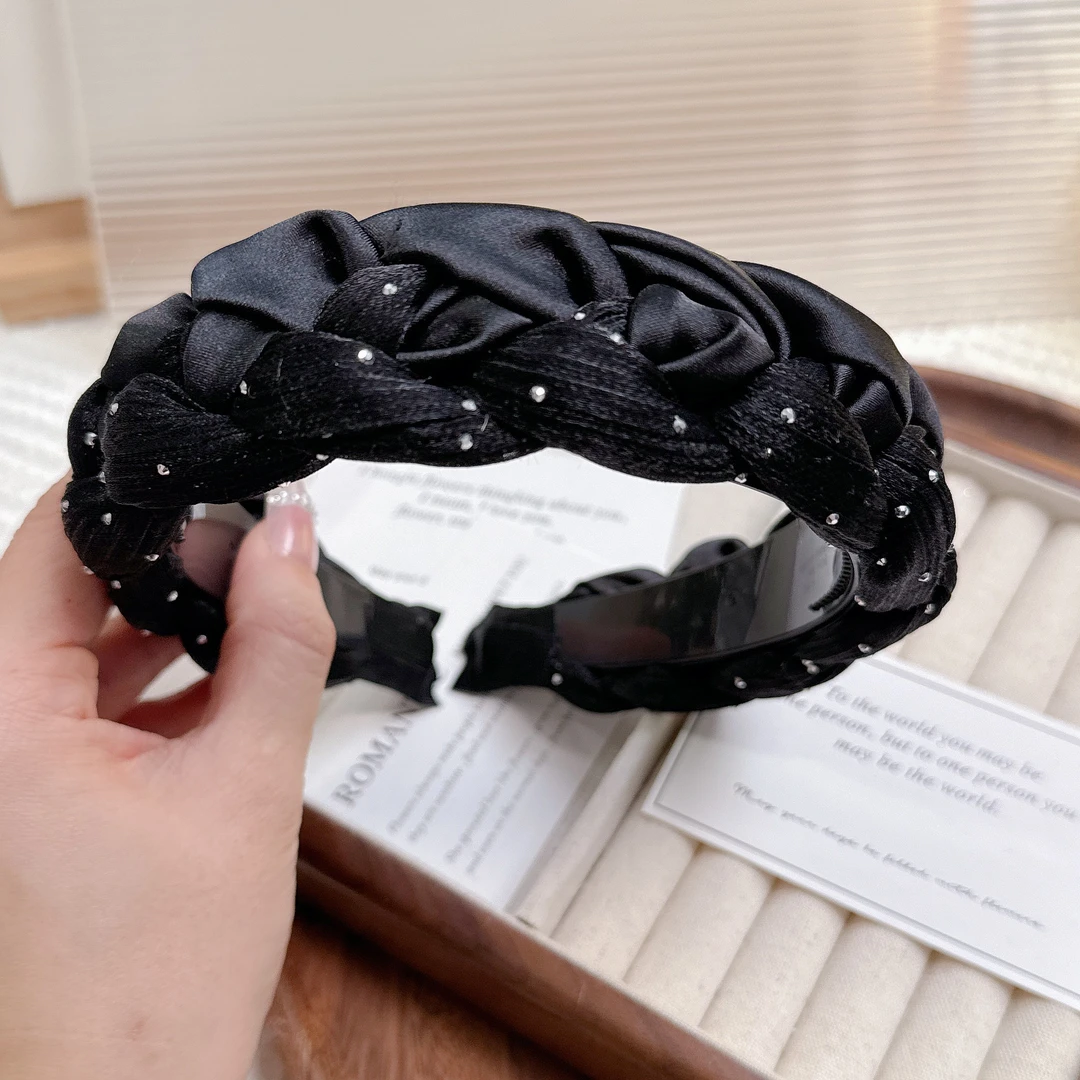 带齿高颅顶新款设计师款定制发箍百搭手工AB款韩国头箍