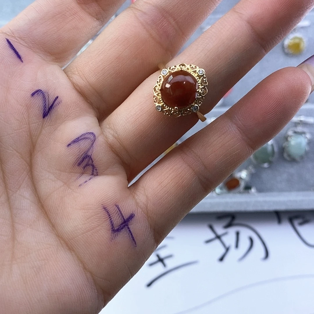 1***1翡翠未镶嵌戒指缅甸