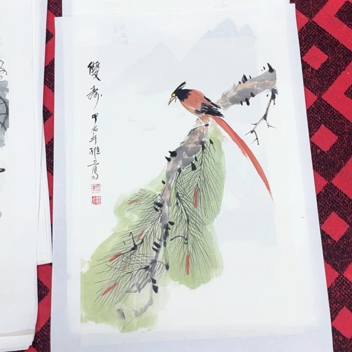 国画45/68纯手绘国画作品
