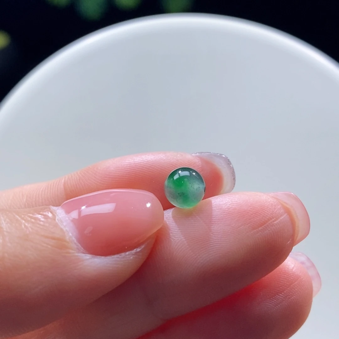颈饰未镶嵌翡翠特色珠卡6.6mm